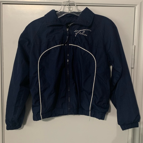FUBU Other - Vintage FUBU The Collection Boys Windbreaker Medium Raincoat with Embroidery